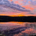 Sunset in Risveden